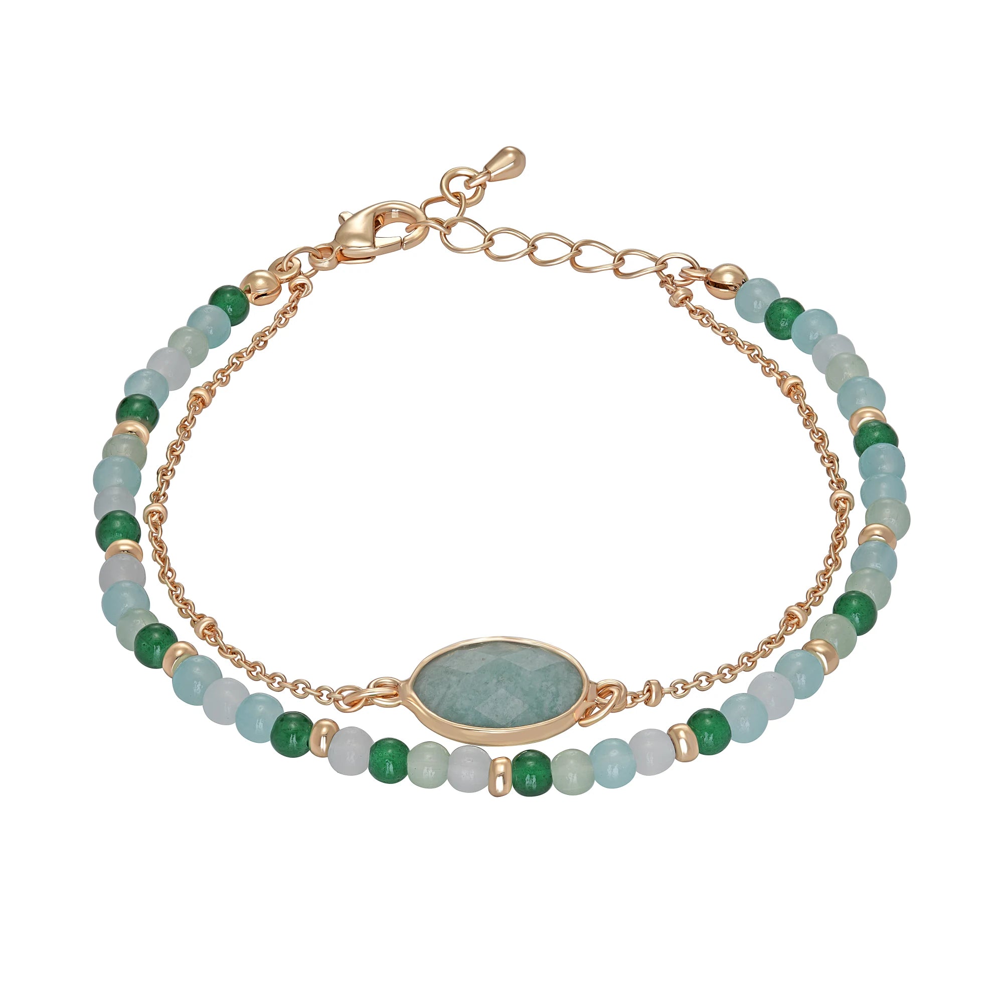 gold-green-beaded-bracelet