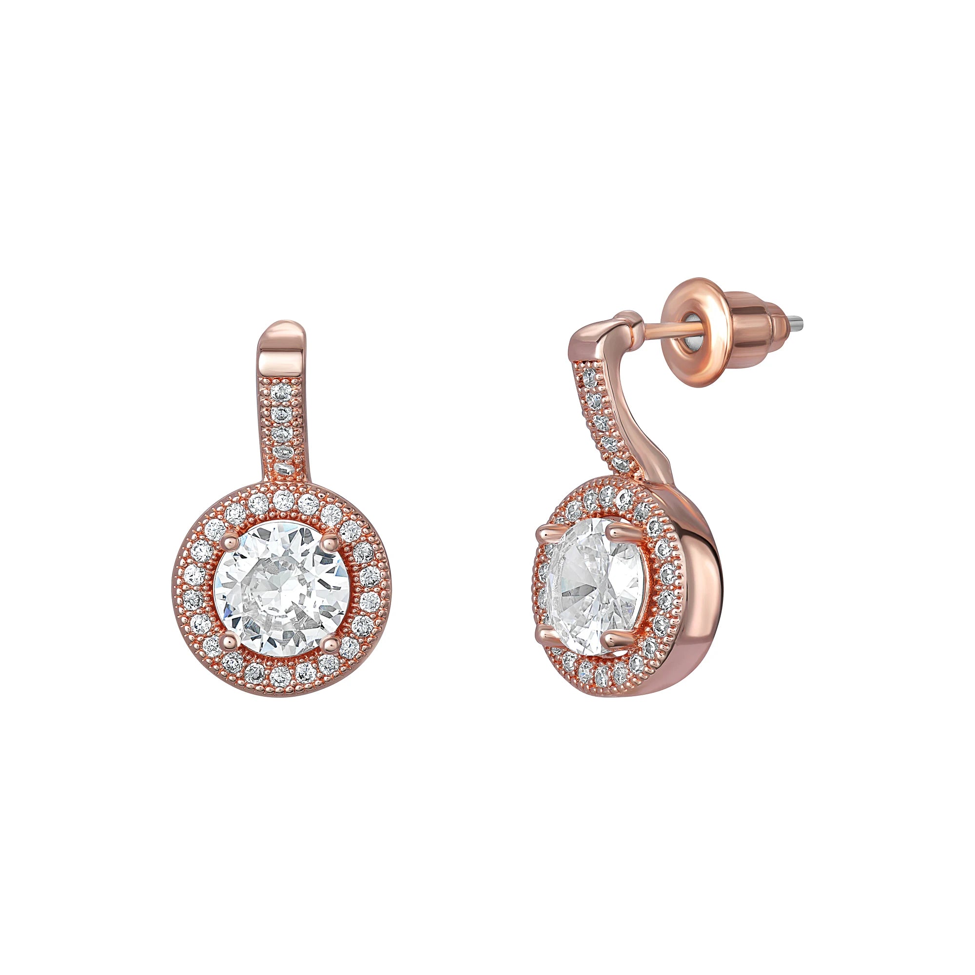 Classic Circle Drop Earrings