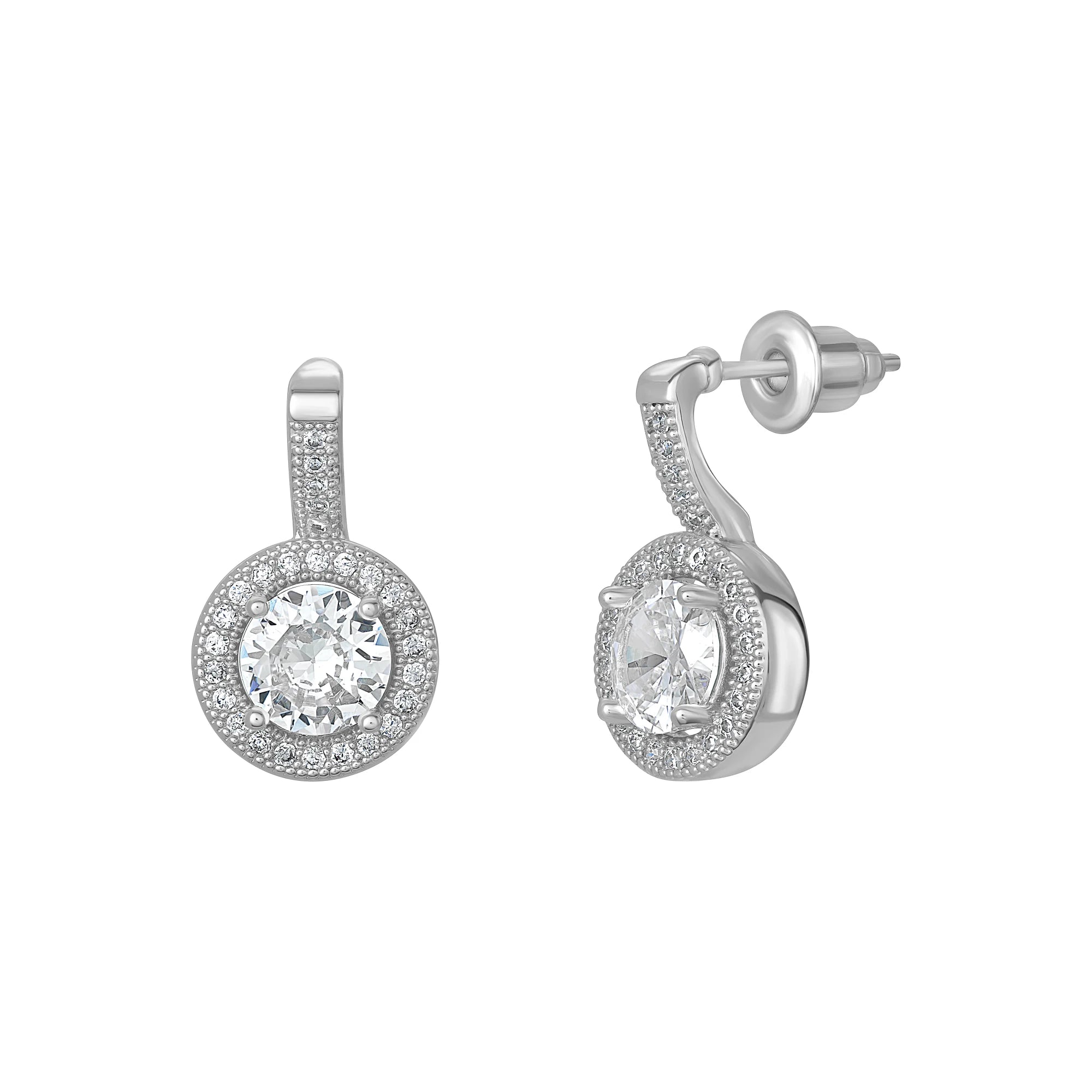 Classic Circle Drop Earrings