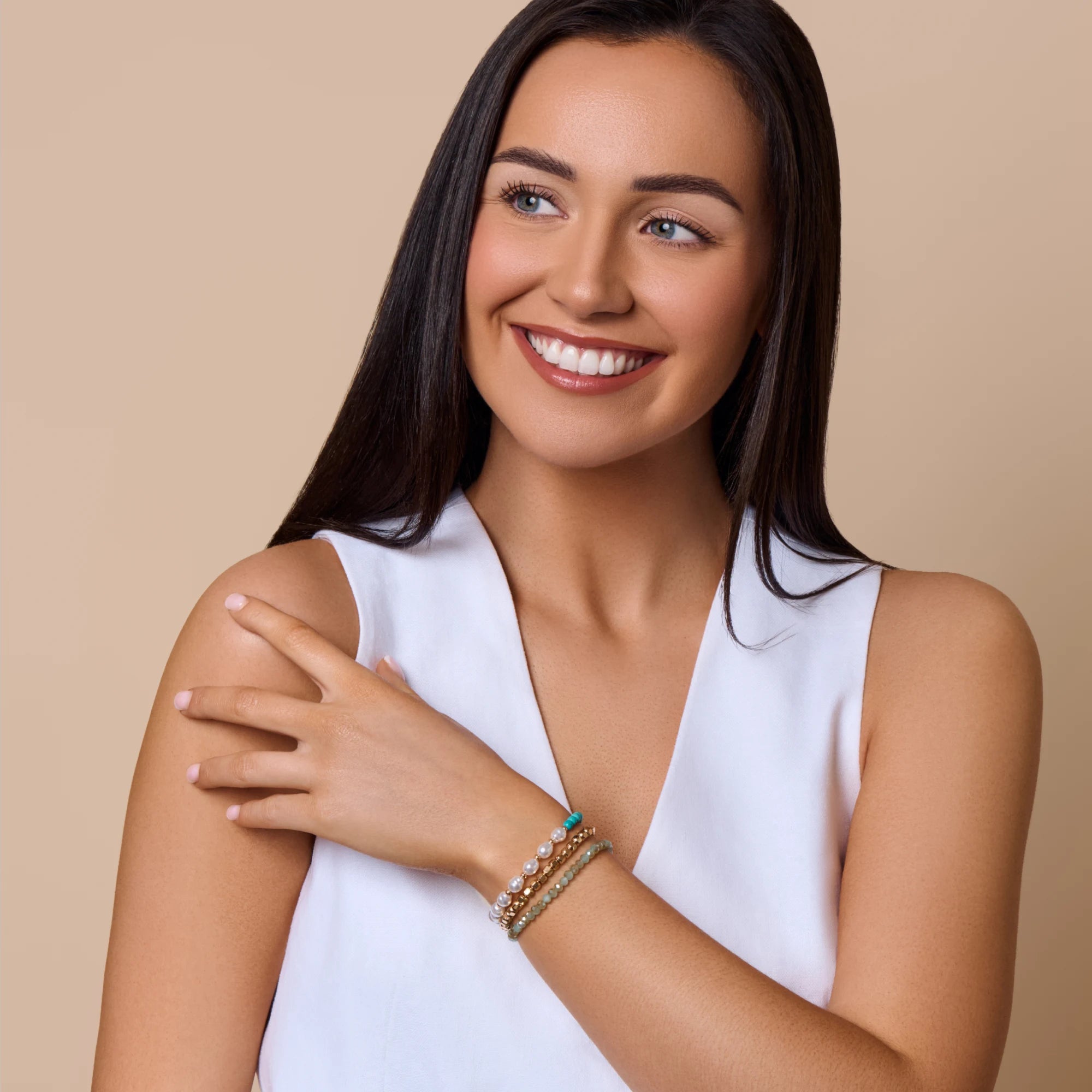 Triple Beaded Bracelet Set