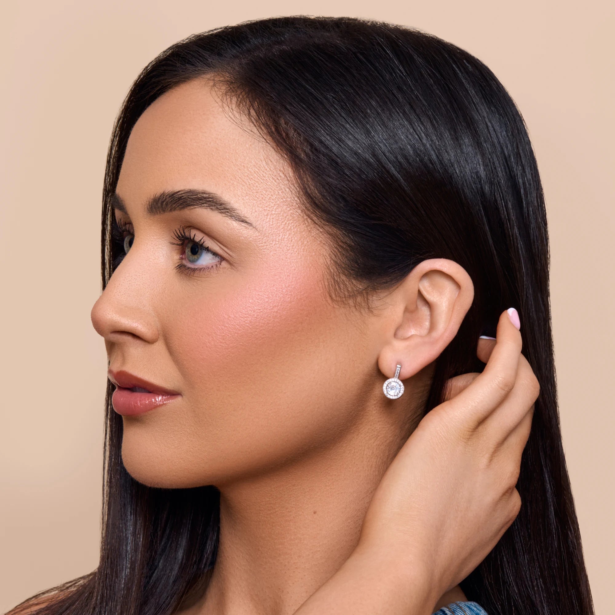 Classic Circle Drop Earrings