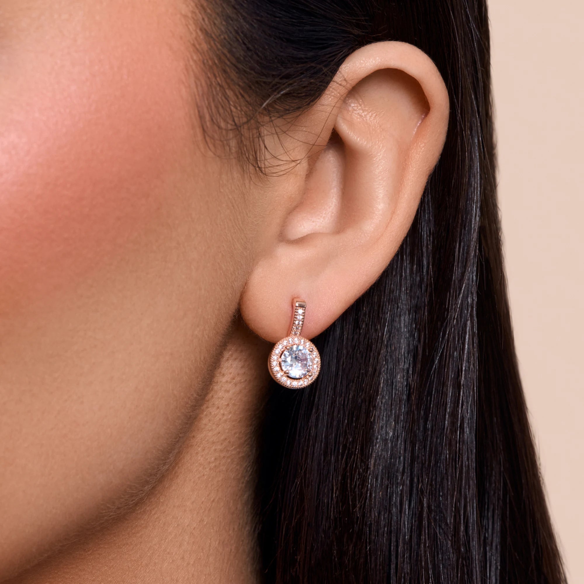 Classic Circle Drop Earrings