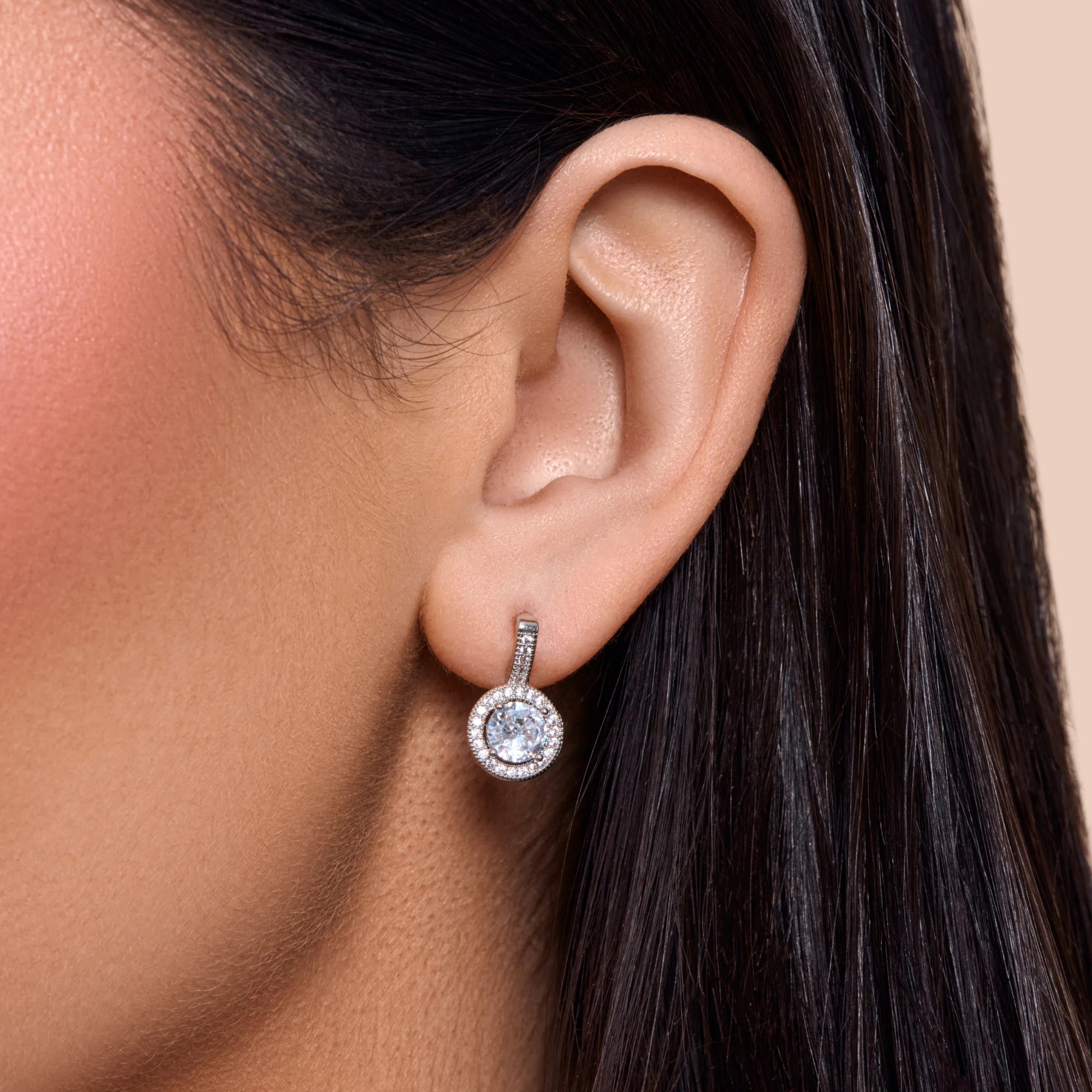 Classic Circle Drop Earrings