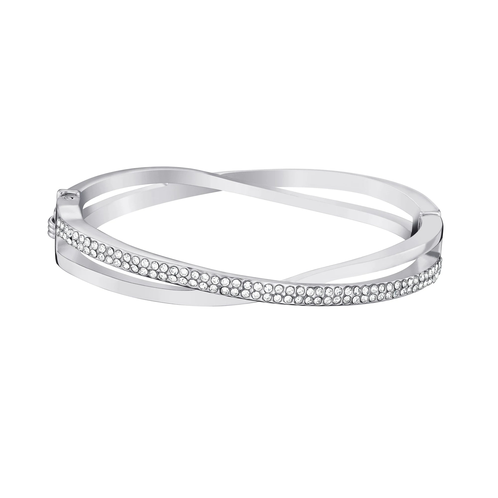 Crystal Plait Bangle