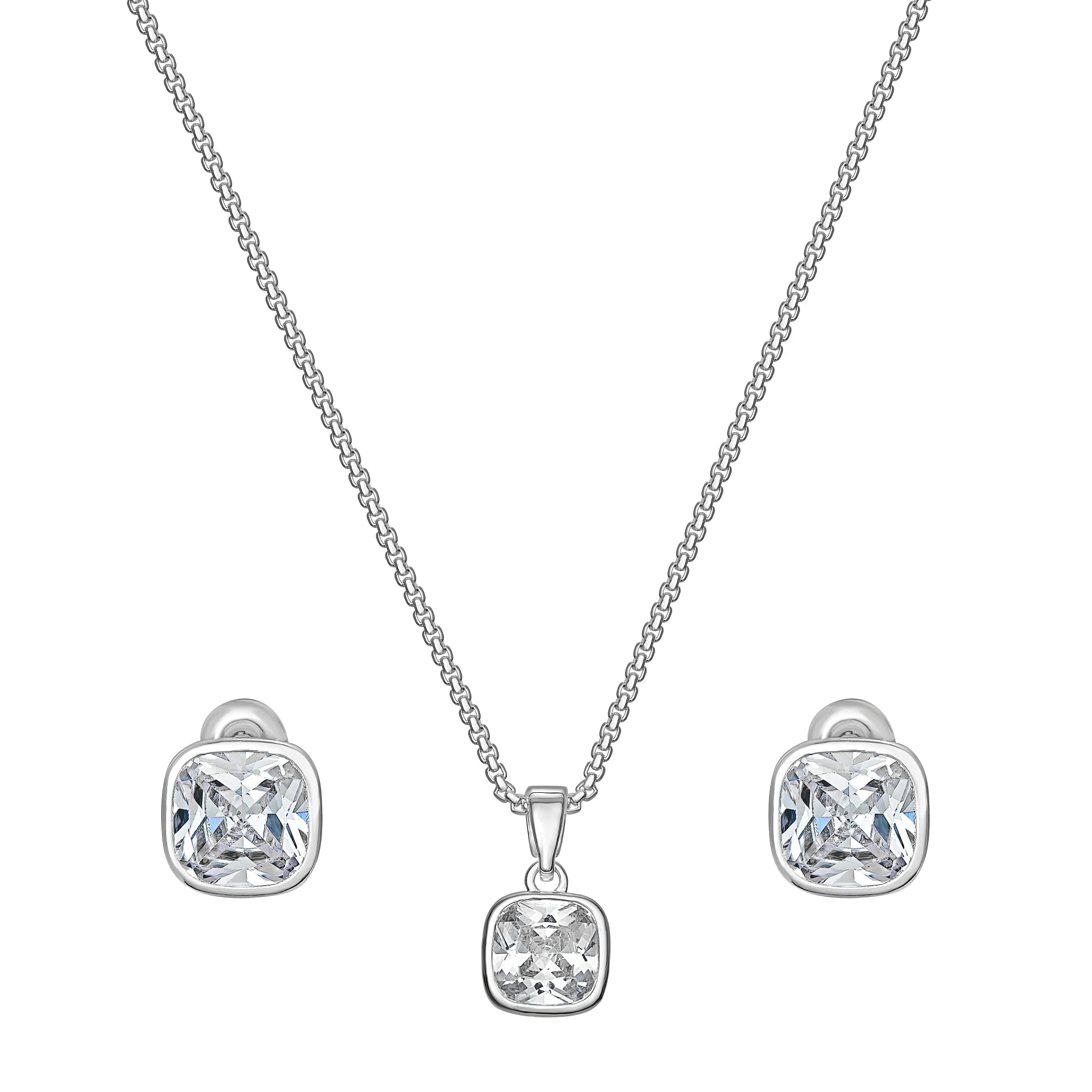 Simply Square Silver Set