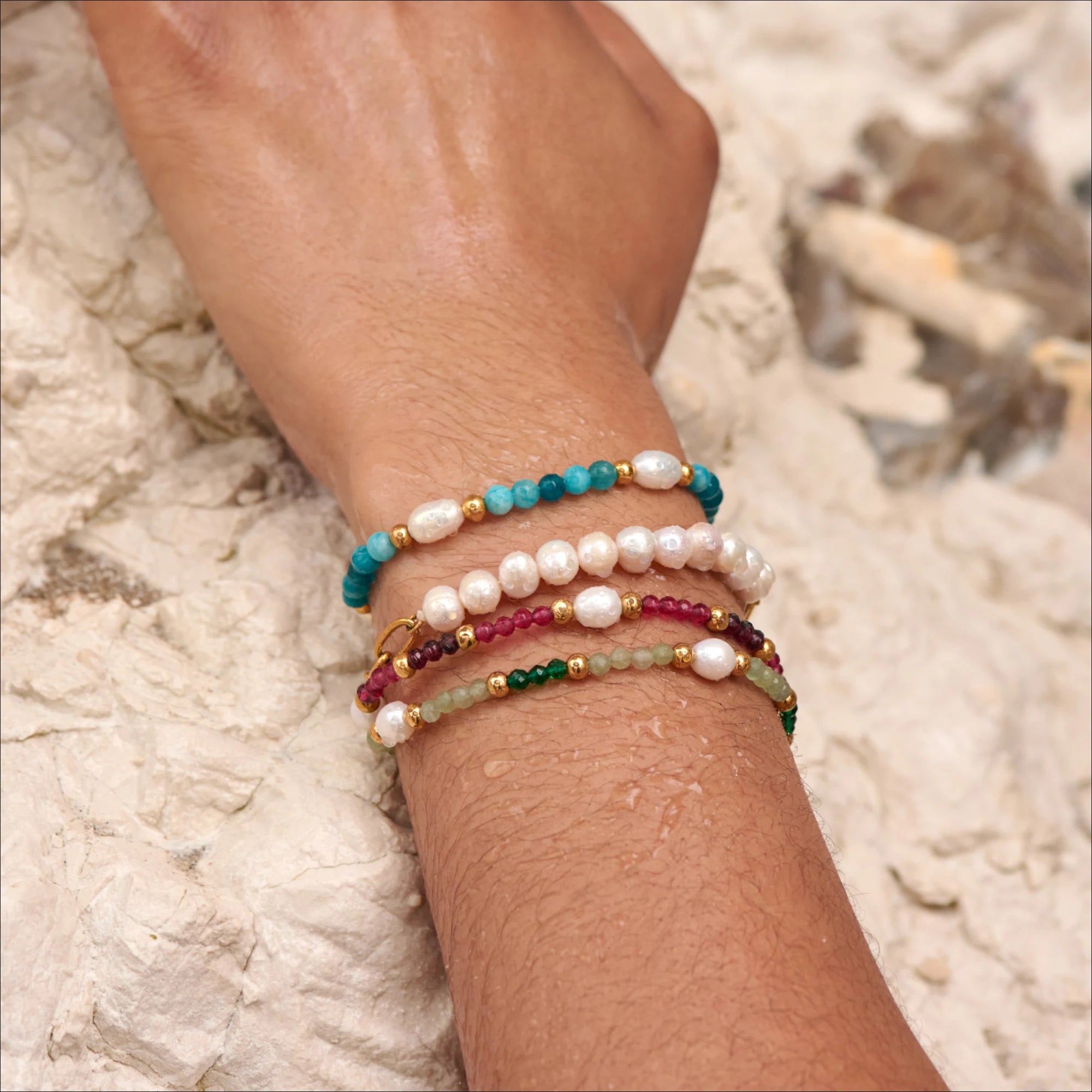 Red Tide Stainless Steel Bracelet