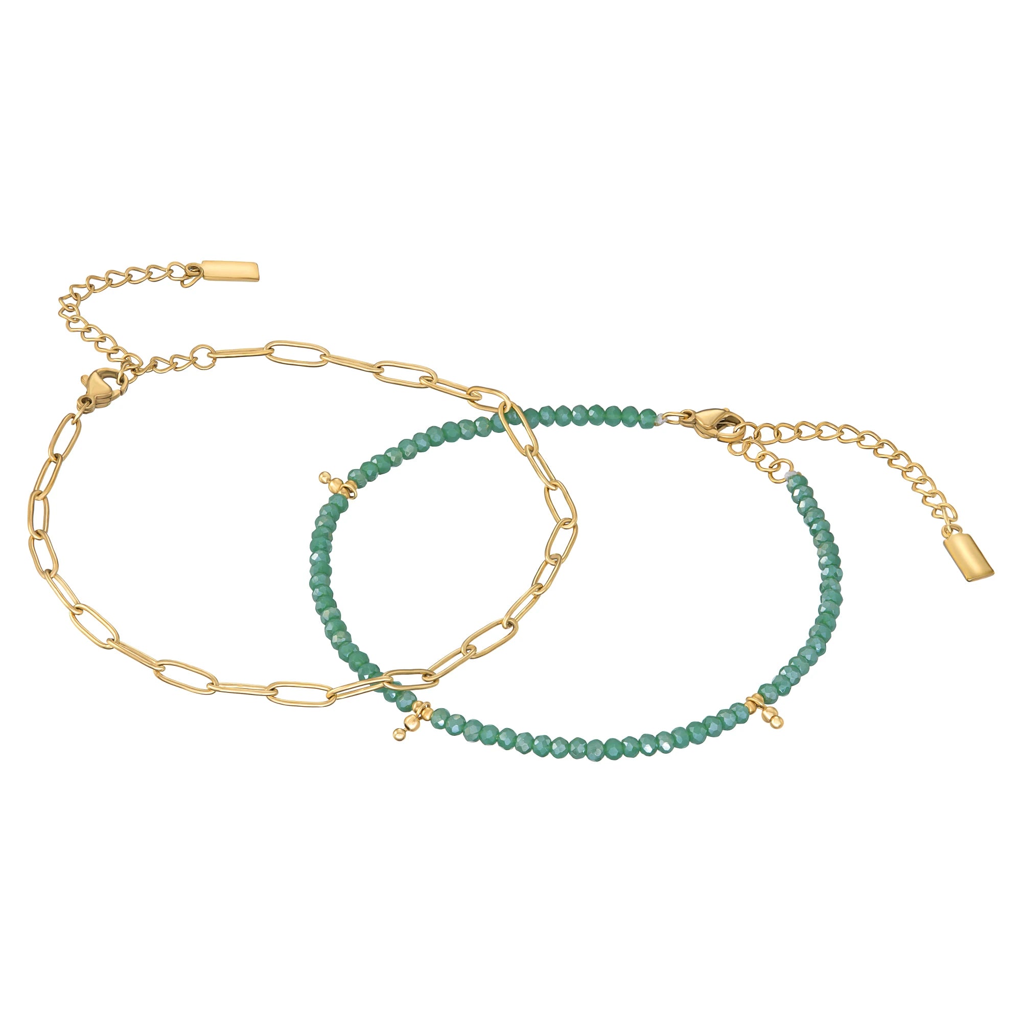 Tropical Tide Stainless Steel Anklet